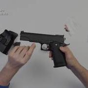 Пистолет Galaxy Colt Hi Capa с кобурой G 6