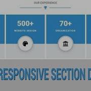 Responsive Our Experience Section Design Using CSS Flex Property