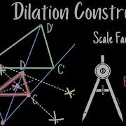 Dilation Construction Scale Factor Of 1 2 Easy Method