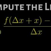 How To Compute A Limit With Delta X And A Fraction Difference Quotient And Derivative Of 1 X 3
