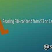 AWS Чтение содержимого файлов из S3 по триггеру Lambda