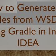 How To Generate Java Files From WSDL Using Gradle In IntelliJ IDEA