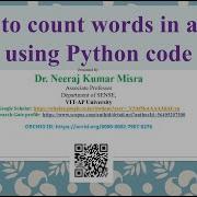 How To Count Words In A PDF Using Python Code