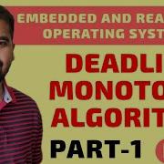 Deadline Monotonic Algorithm PART 1 Explained With Example In Hindi L ERTOS Course