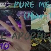 Arcaea 反手交互 NULL APOPHENIA FTR 10 PURE MEMORY Max 10 10001289pts