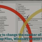 How To Change The Number Of Memory Dump Files Windows Creates And Saves