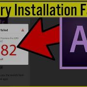 How To Fix Sorry Installation Failed Adobe After Effects Error Code 182