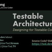 Designing For Testable Code With A Testable Architecture Calgary Software Crafters Meetup