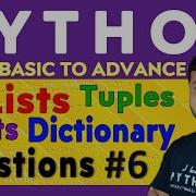 Assignment 6 Data Structures In Python Python Tutorial In Hindi