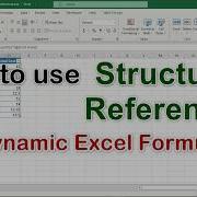 How To Use Structured References In Excel Table Column And Item Specifiers