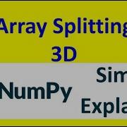 Numpy Array Split Three Dimensional Part 19