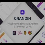 Grandin Responsive Bootstrap Admin Powerful UI Kit Themeforest Website Templates And Themes