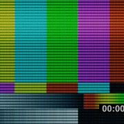 TV Test Pattern Countdown Motion Graphics