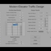 Graphical User Interface For Designing Elevator Traffic Systems