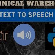 Convert Text To Speech Using Python Text To Speech Pyttsx3 Module
