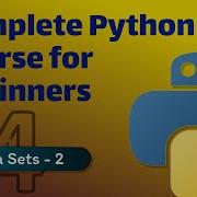 14 Sets In Python Part 2