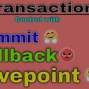 SQL TCL Commands Commit Rollback And Savepoint