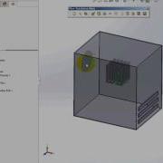 SolidWorks CAE 16 3 Flow Simulation Air Cooling Of An Electronic Device