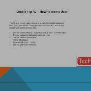 Oracle 11g Create User