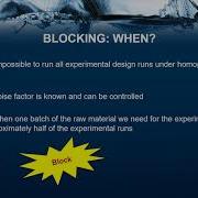 Introduction To Blocking In Experimental Design