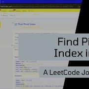 Find Pivot Index In C A LeetCode Journey