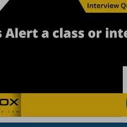 Is Alert A Class Or Interface Selenium Interview Questions 315