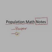 Population Math Practice 1