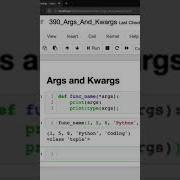Args And Kwargs In Python Lab1