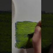 Рисуем далекую траву акриловыми красками