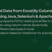 Read Data From Excel Xlsx By Column Name In Java Selenium Using Apache POI
