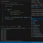 Python Daemon Threads