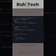 React JS Reactpurecomponent And Reactcomponent Reactjsinterviewquestions Reactjstutorial Reactjs