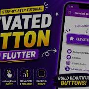 FLUTTER ANDROID ELEVATED BUTTON ON CLICK EVENT BUTTON STYLE COLOR SHAPE BORDER TUTORIAL