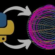 Circle Coloured Pattern Using Python Turtle And Colorsys