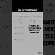 A Different Way Multiplying Polynomials Is Asked