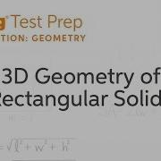 ACT Geometry 3D Geometry Of Rectangular Solids Chegg Test Prep