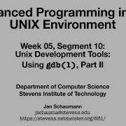 Расширенное программирование в среде UNIX неделя 05 сегмент 10 Использование Gdb 1 часть II