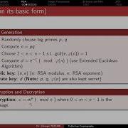Applied Cryptology 12 4 RSA