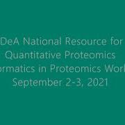 Proteomics Focused BioInformatics Workshop 2021 Alan Tackett Introduction
