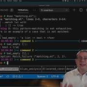 Static Checking Of Pattern Matching OCaml Programming Chapter 3 Video 12