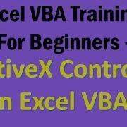 Excel VBA Tutorial 14 Active X Controls In Excel VBA