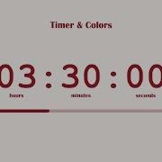 3 Hour 30 Minute Timer Cherry Vanilla Aesthetic Countdown No Sounds