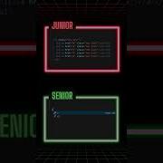 Junior Vs Senior Developer In HTML Coding Vscode Coding Shorts Designsynth Webdevelopment