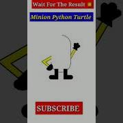 How To Create Minion Python Code Turtle Draw Minion Using Python Turtle Shorts Python