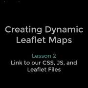Leaflet Boot Camp 2 Linking To Leaflet Js Your Local CSS JS Files