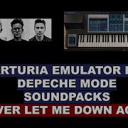 Depeche Mode Never Let Me Down Again Arturia Emulator IIV Depeche Mode Sound Packs