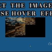 Split Image Effect On Mouse Hover Using Only CSS
