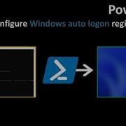 PowerShell Настройка параметров автоматического входа в Windows в реестре
