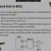 Microcontroller 8051 RS232 SBUF SCON