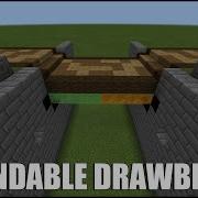 How To Build A EXPANDABLE Drawbridge In Minecraft Bedrock Up To 14 Blocks Wide